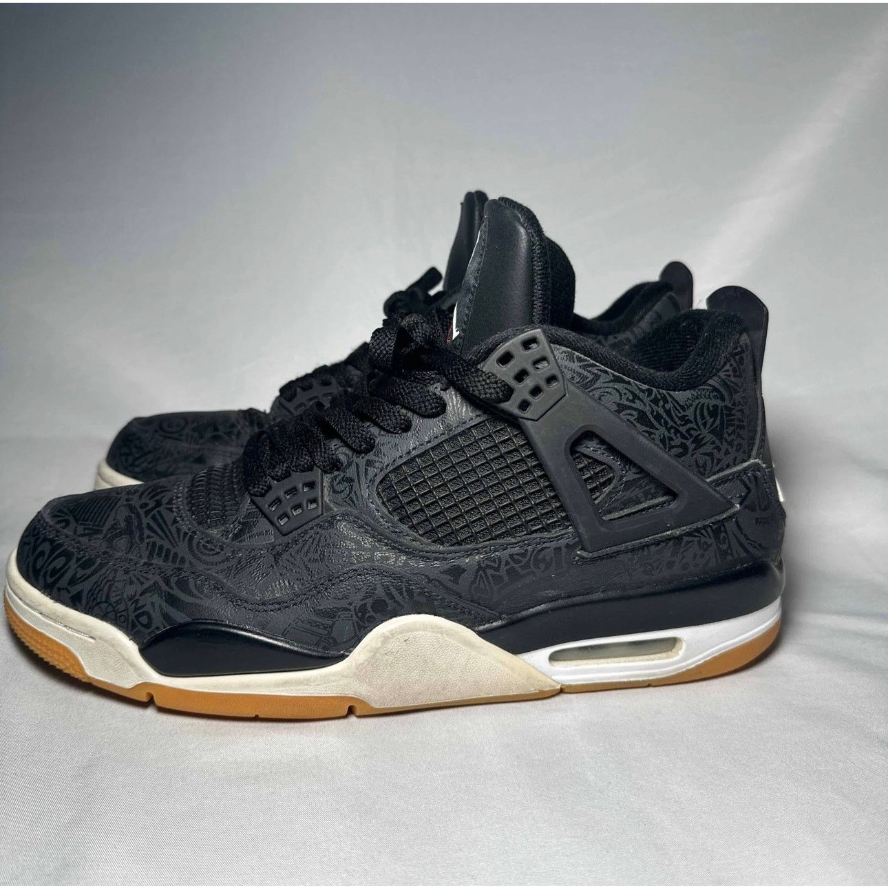 Jordan Brand × Nike Size 10.5 - Nike Air Jordan 4 Retro Laser Men's Shoes Size US 10.5 / EU 43-44 - 8 Thumbnail