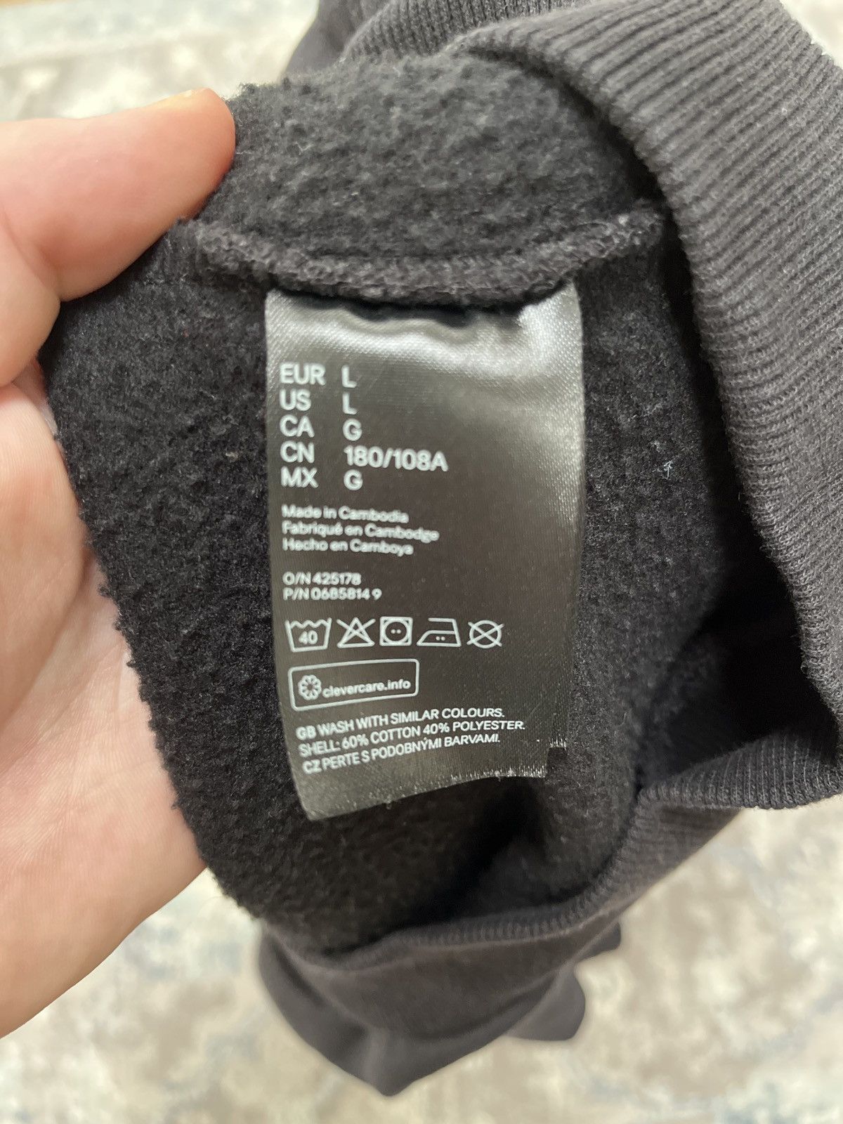 Other Custom embroidered Reynold’s Co. Black hoodie Size US L / EU 52-54 / 3 - 5 Thumbnail