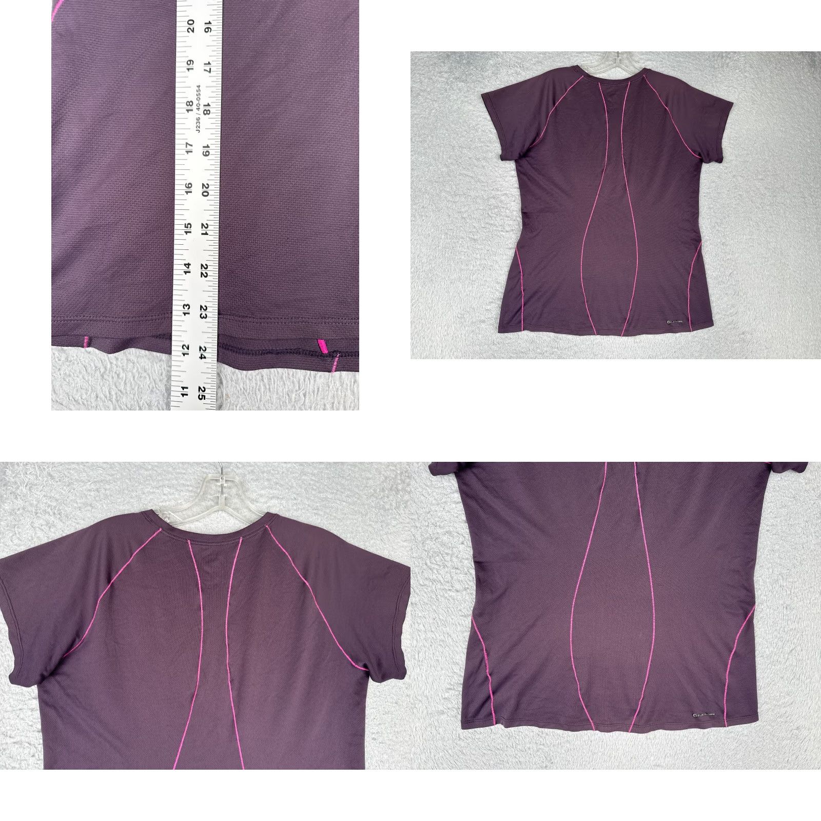The North Face The North Face Shirt Women Medium Purple Crew Neck Flash Dry 100% Polyester Size M / US 6-8 / IT 42-44 - 9 Thumbnail