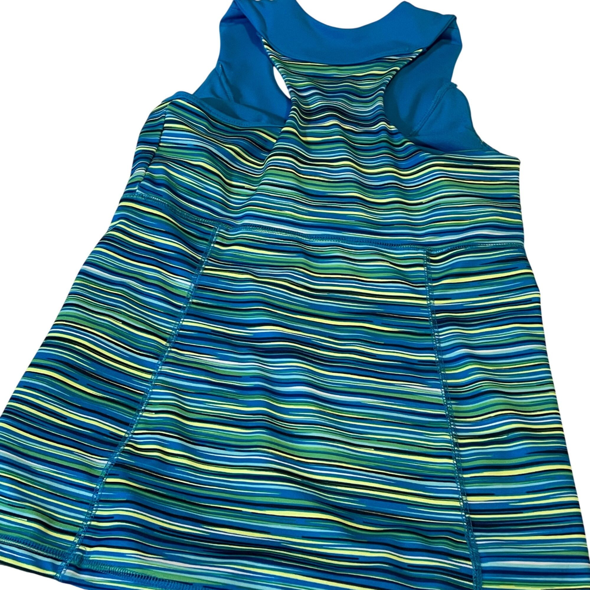 Old Navy Old Navy Active S Blue Striped Racerback Athletic Tank For W Size S / US 4 / IT 40 - 2 Thumbnail