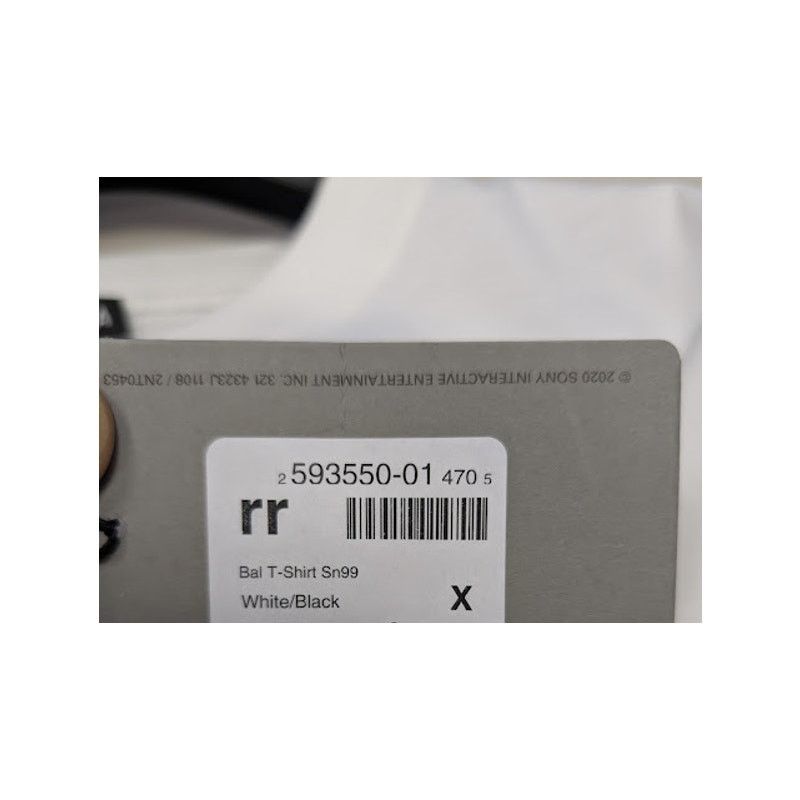 Balenciaga × Playstation o1rshd1 5 Boxy Logo T-Shirt in White / Black Size US XL / EU 56 / 4 - 20 Thumbnail