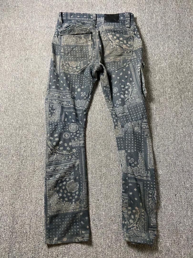 Japanese Brand Fieldcore Cargo Pants with Bandana Pattern (198) Size US 32 / EU 48 - 7 Thumbnail