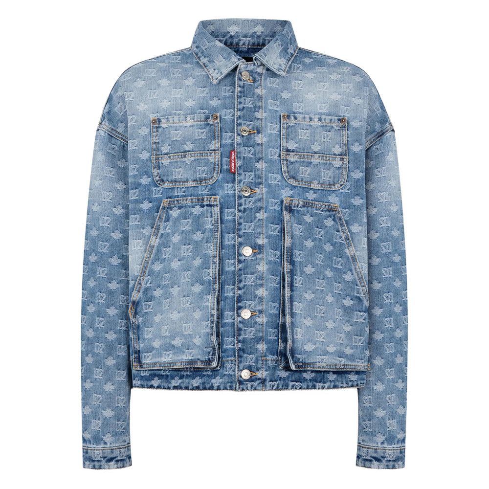 Dsquared2 Dsquared2 BLUE Jackets - Denim Jackets Size US XL / EU 56 / 4 - 1 Thumbnail