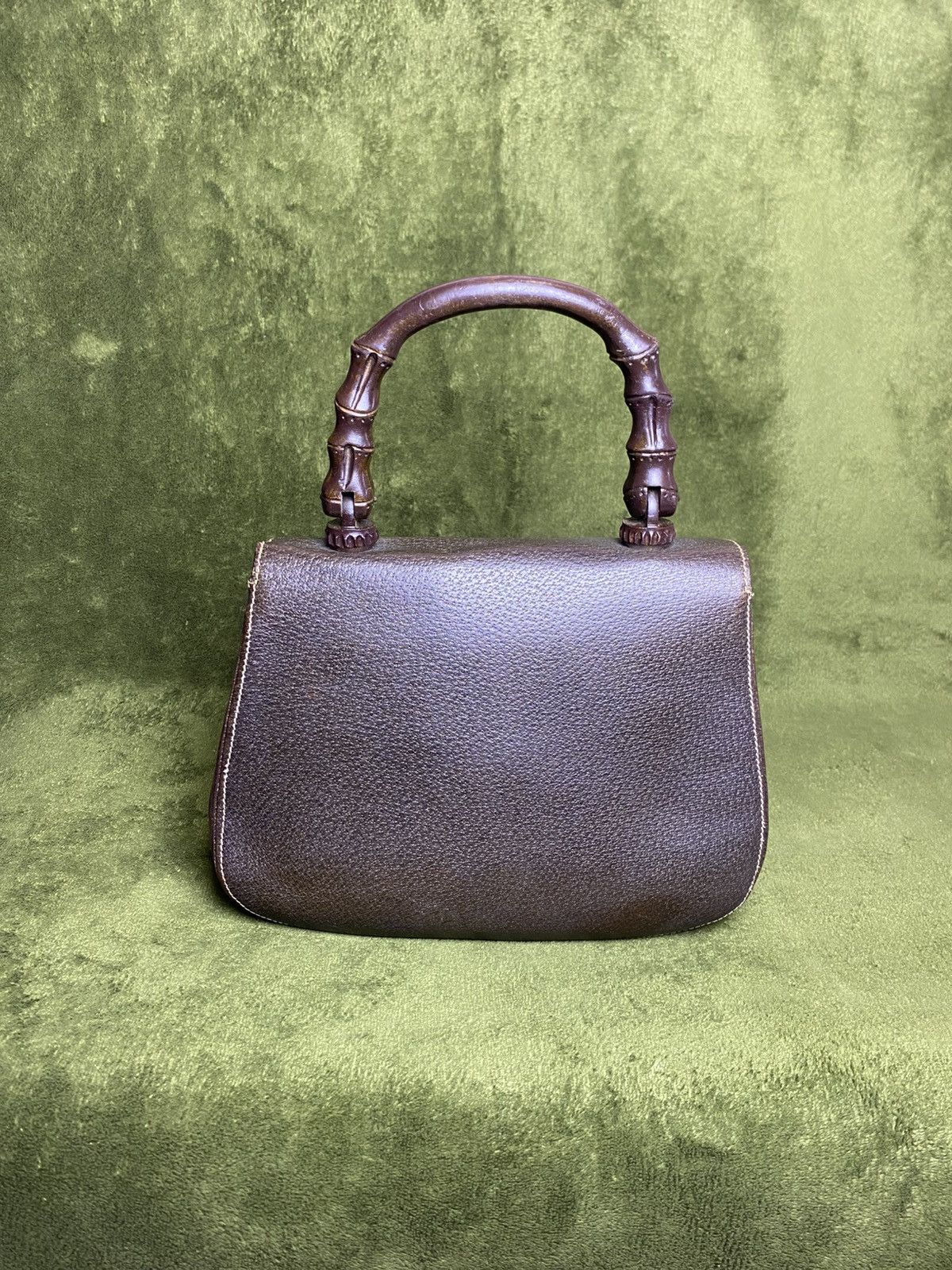 Gucci Gucci bamboo top-handle bag, vintage 1970s Size ONE SIZE - 2 Thumbnail