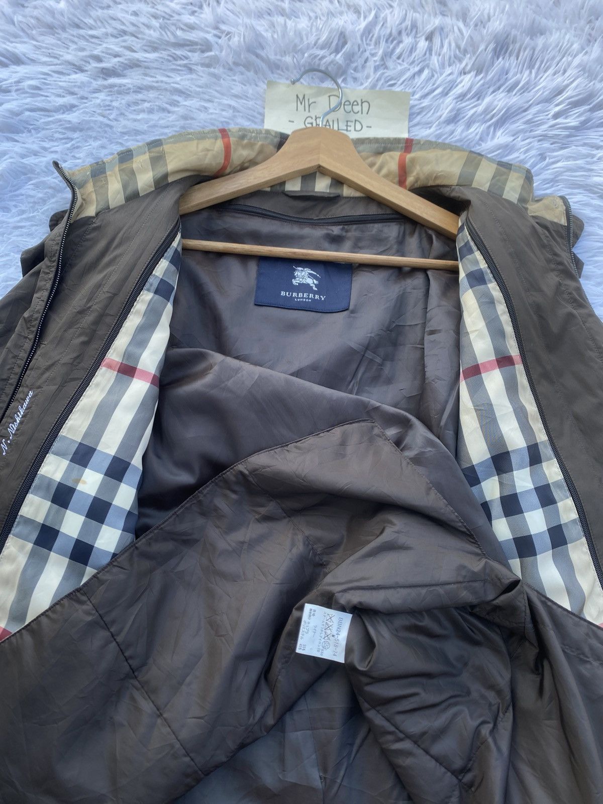 Burberry Rare Vintage Burberry Nylon Long Jacket Size US L / EU 52-54 / 3 - 11 Thumbnail