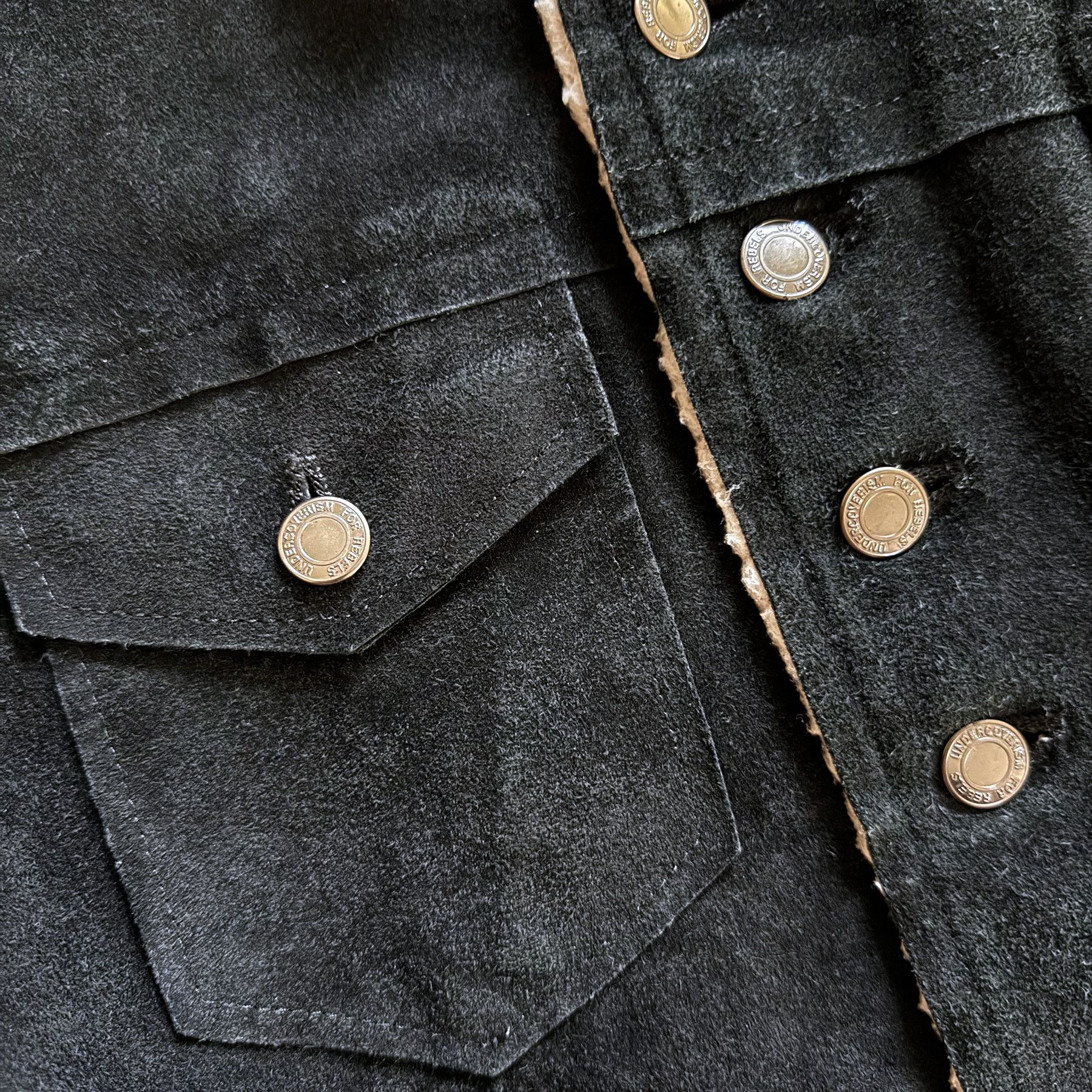 Undercover AW06 "But Beautiful GuruGuru" Leather Suede Cowboy Jacket Size US L / EU 52-54 / 3 - 11 Thumbnail