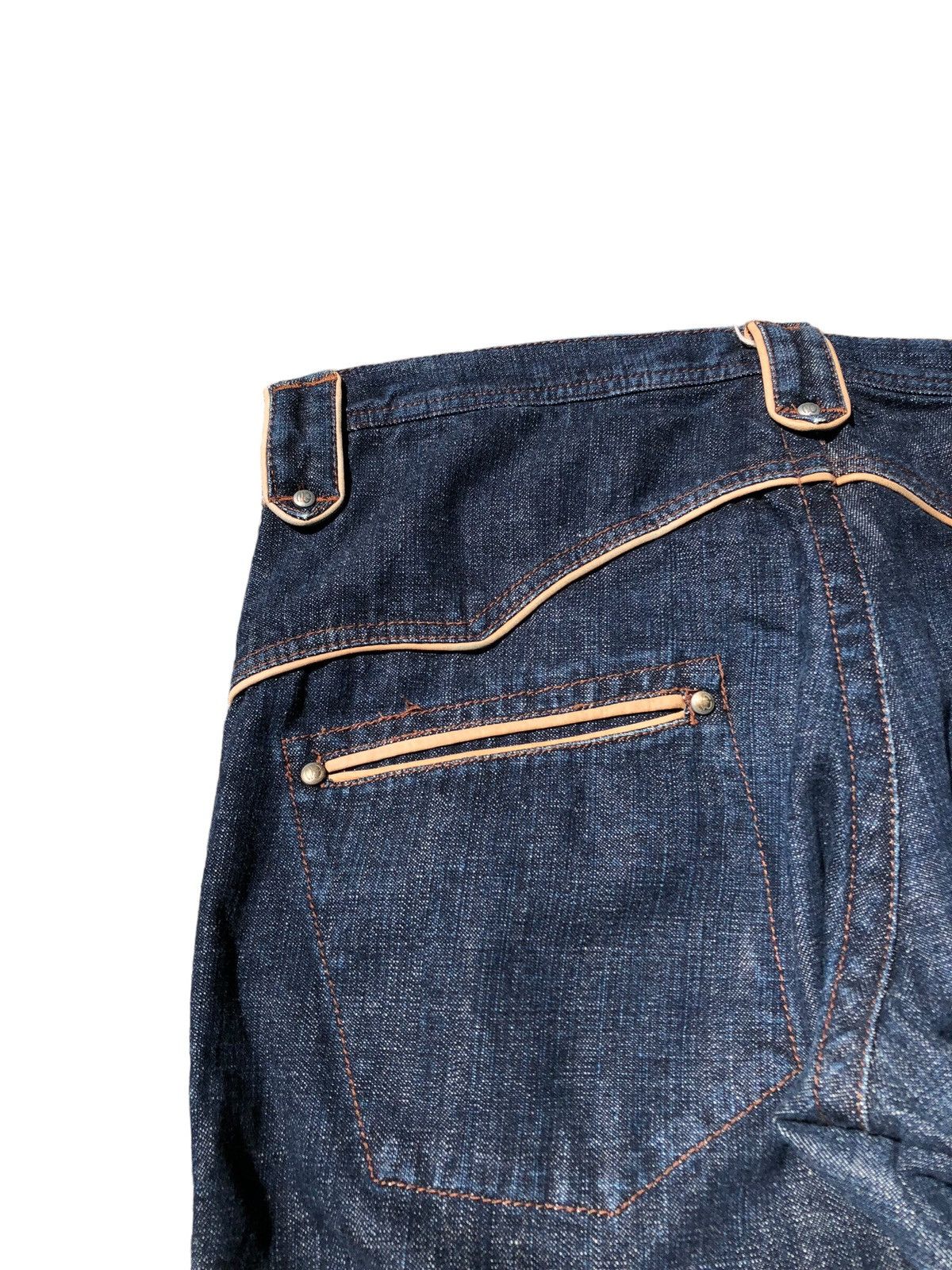 If Six Was Nine × Le Grande Bleu (L.G.B.) × Nicole Club Nicole club for men flare denim pants Size US 32 / EU 48 - 8 Thumbnail