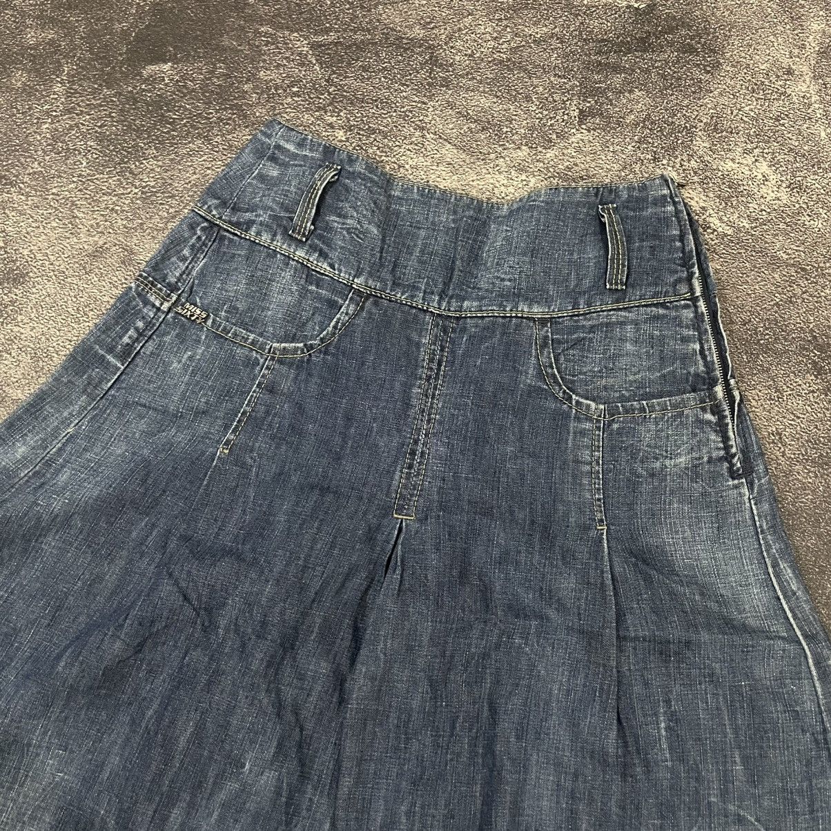 Designer × If Six Was Nine × Miss Sixty 00's Miss sixty midi skirt jeans Size 27" / US 4 / IT 40 - 3 Thumbnail