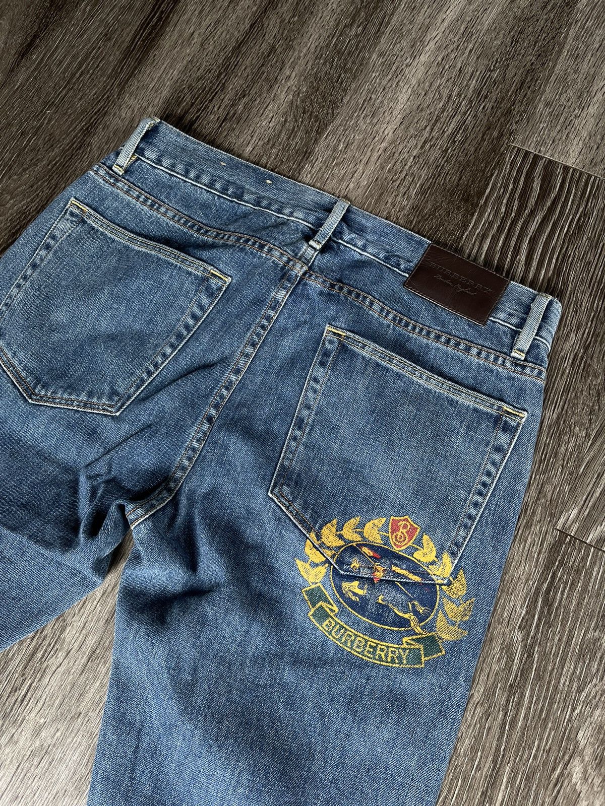 image of Burberry Denim Jeans in Blue, Men's (Size 30)