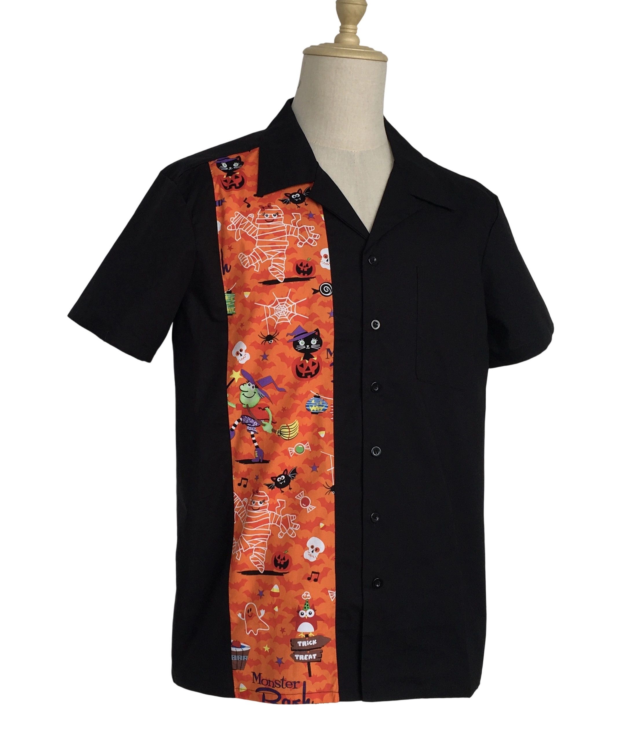 Other Novelty Design Men Shirt Rockabilly Casual Tops Size US XL / EU 56 / 4 - 2 Thumbnail