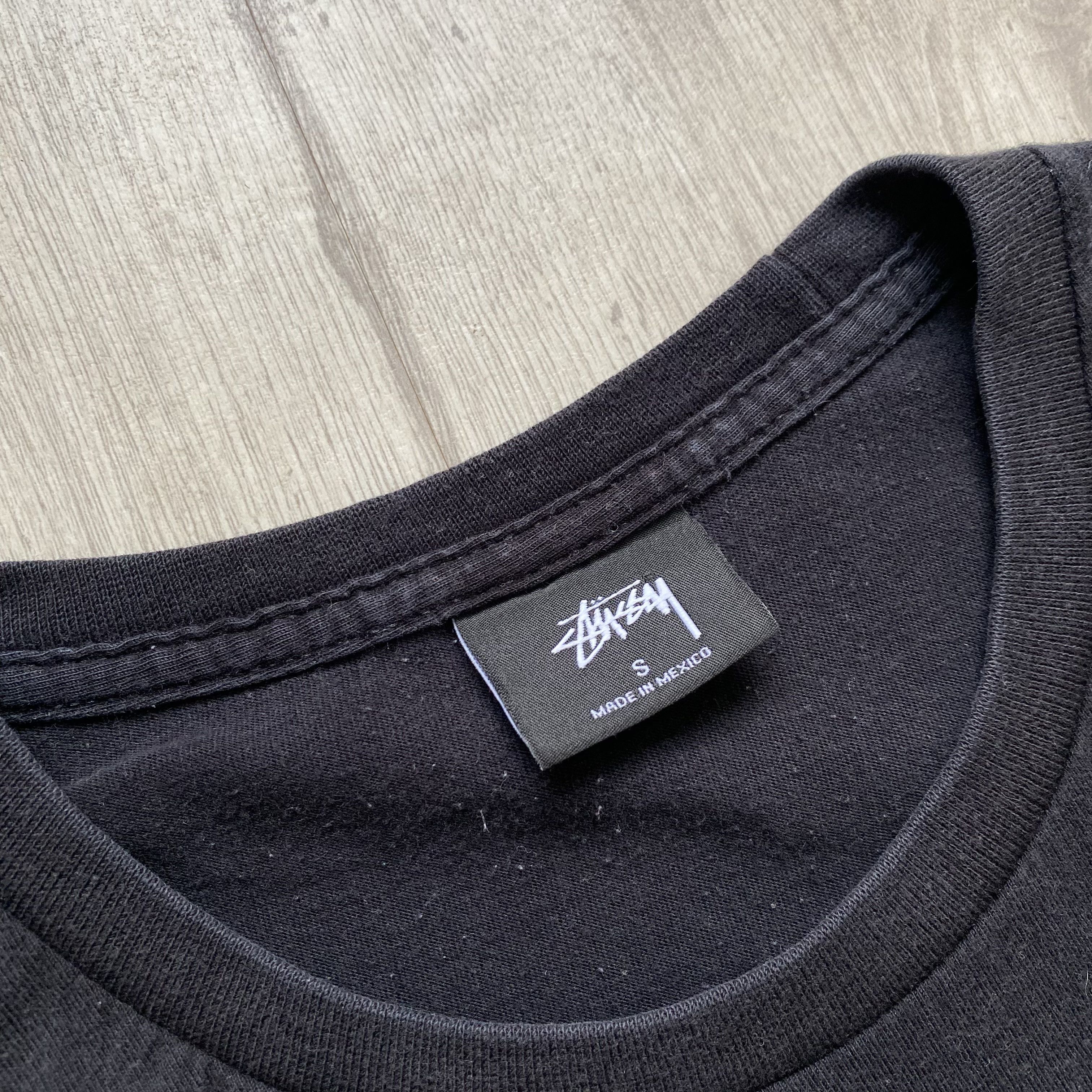 Stussy 🛹 Faded Stussy Tee Tribe Big Print Skateboart T-Shirt Size US XS / EU 42 / 0 - 6 Thumbnail