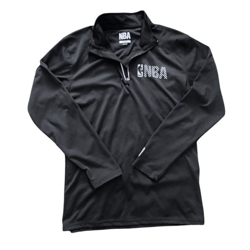 NBA NBA Men's Black Lightweight 1/4 Zip Sweatshirt Pullover MED Size US M / EU 48-50 / 2 - 3 Thumbnail