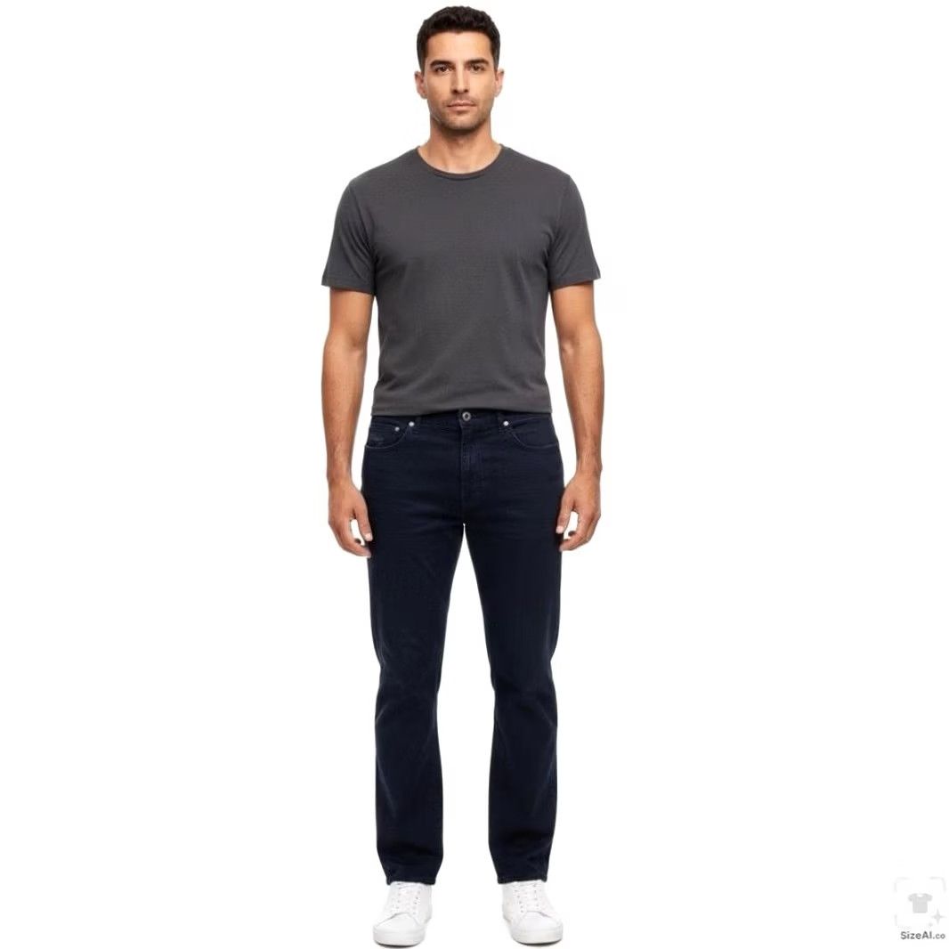 Lucky Brand Lucky Brand 121 Heritage Slim Jeans Mens 32x28 Blue Dark Wash Zip Fly Tapered Slim Denim Jeans Size US 32 / EU 48 - 4 Thumbnail
