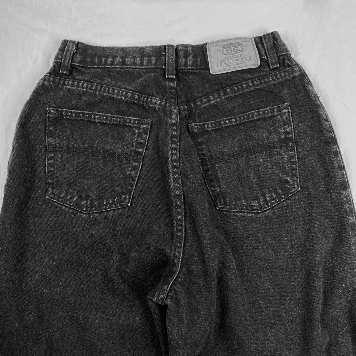 Route 66 Route 66 Jeans Womens Black Relaxed Fit *FLAW* GUC Size 34" / US 12 / IT 48 - 5 Thumbnail