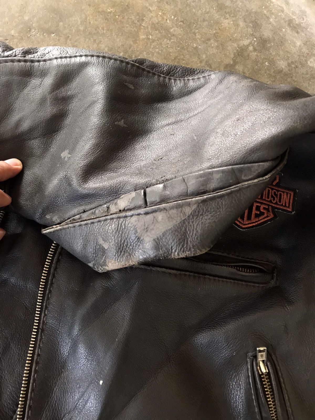 Harley Davidson × Vintage BEST OFFER💥VTG MCA Harley Davidson Leather Jacket Size US M / EU 48-50 / 2 - 11 Thumbnail