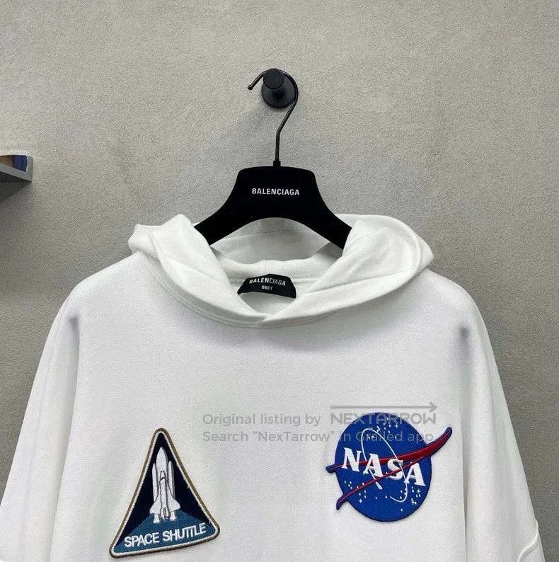 Balenciaga Balenciaga x NASA White Hoodie. Size US XS / EU 42 / 0 - 4 Thumbnail