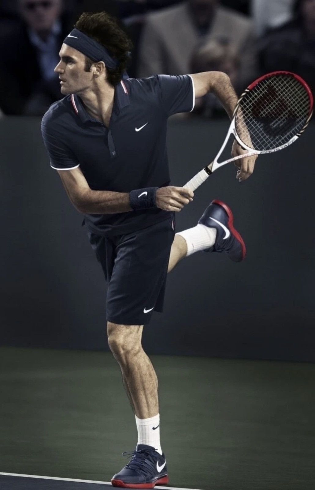 Nike Nike Roger Federer RF 2012 Open NYC Tennis Polo Shirt Size US M / EU 48-50 / 2 - 3 Thumbnail