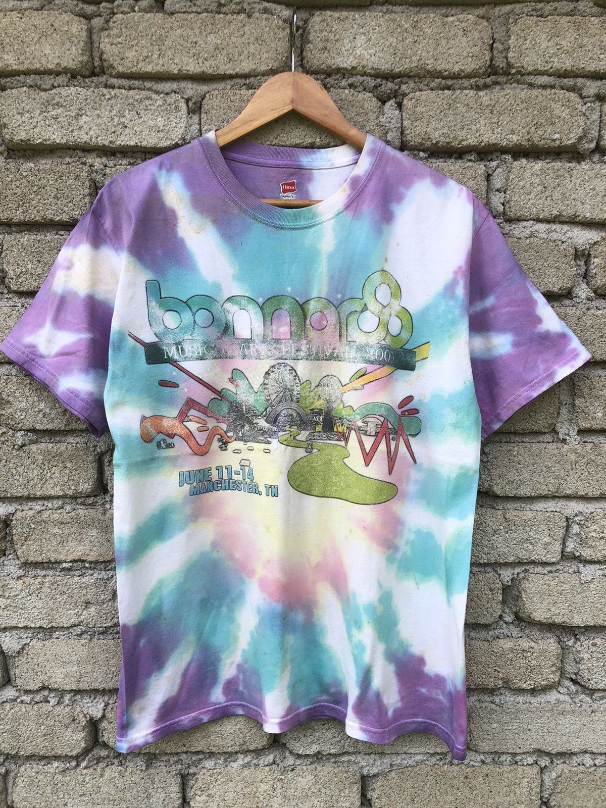 Band Tees Vintage Y2K Music Festival Bonnaroo Nine Inch Nails Tye Dye Size US M / EU 48-50 / 2 - 1 Thumbnail