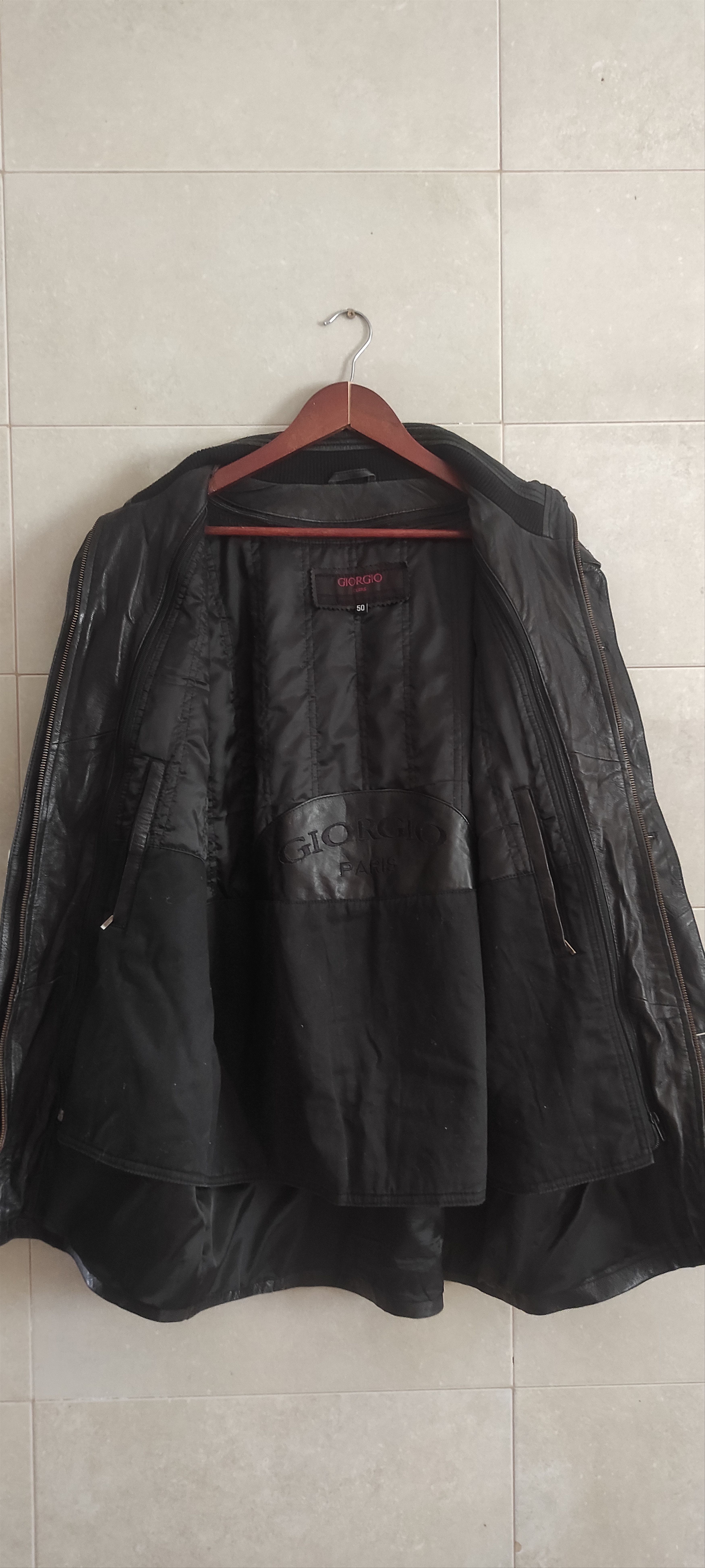 Genuine Leather Giorgio Paris Lamp Skin Soft Leather Moto Jacket Size L Size US L / EU 52-54 / 3 - 14 Thumbnail