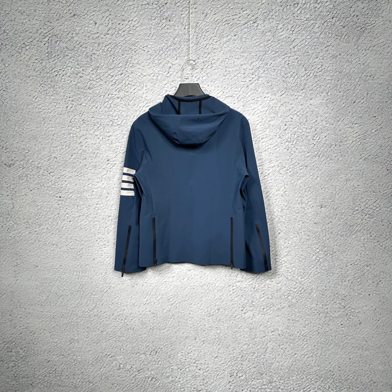 Thom Browne thom browne ss22 striped hooded jacket Size US S / EU 44-46 / 1 - 2 Thumbnail