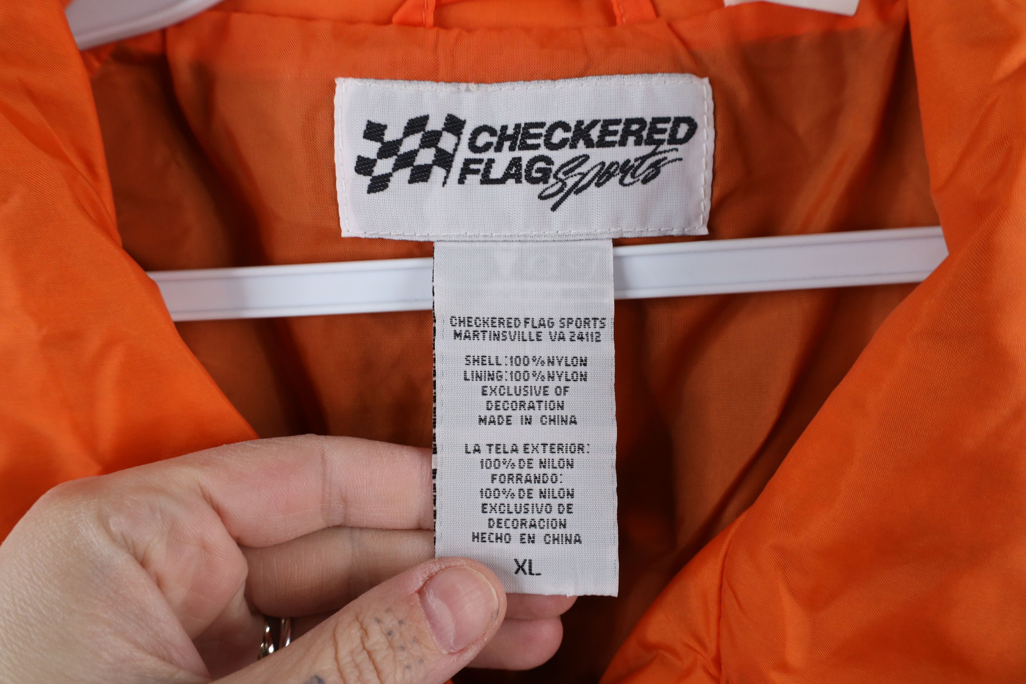 Vintage Vintage Y2K 2005 NASCAR Charger Full Zip Windbreaker Jacket Size US XL / EU 56 / 4 - 6 Thumbnail
