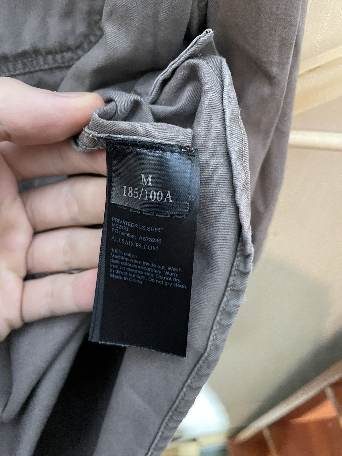 Allsaints × Japanese Brand Allsaints streetwear Japanese shirt Size US M / EU 48-50 / 2 - 10 Thumbnail
