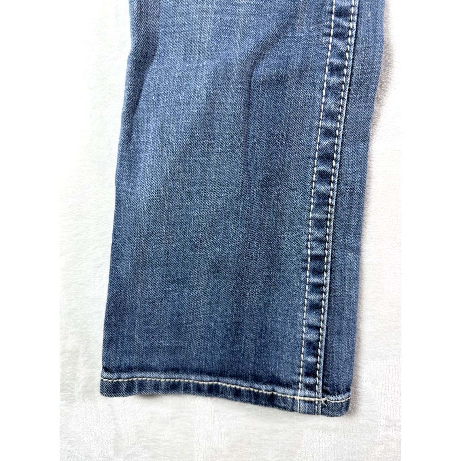 Miss Me Miss Me Jeans Women's Slim Boot Western Bohemian Denim Size 26 Size 26" / US 2 / IT 38 - 3 Thumbnail
