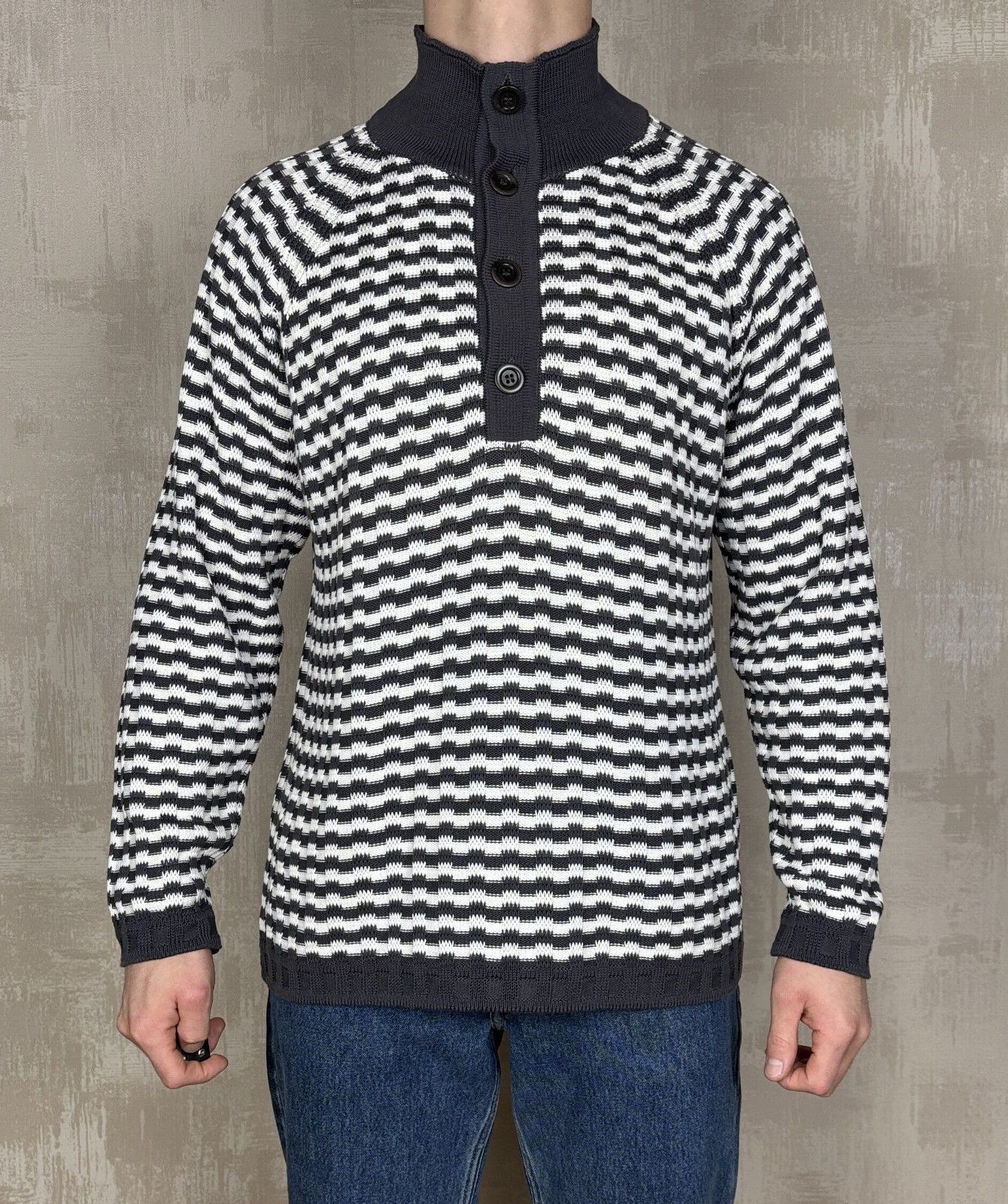 Other Phil Petter Striped Cotton Pullover Knit Sweater Size US XL / EU 56 / 4 - 1 Thumbnail