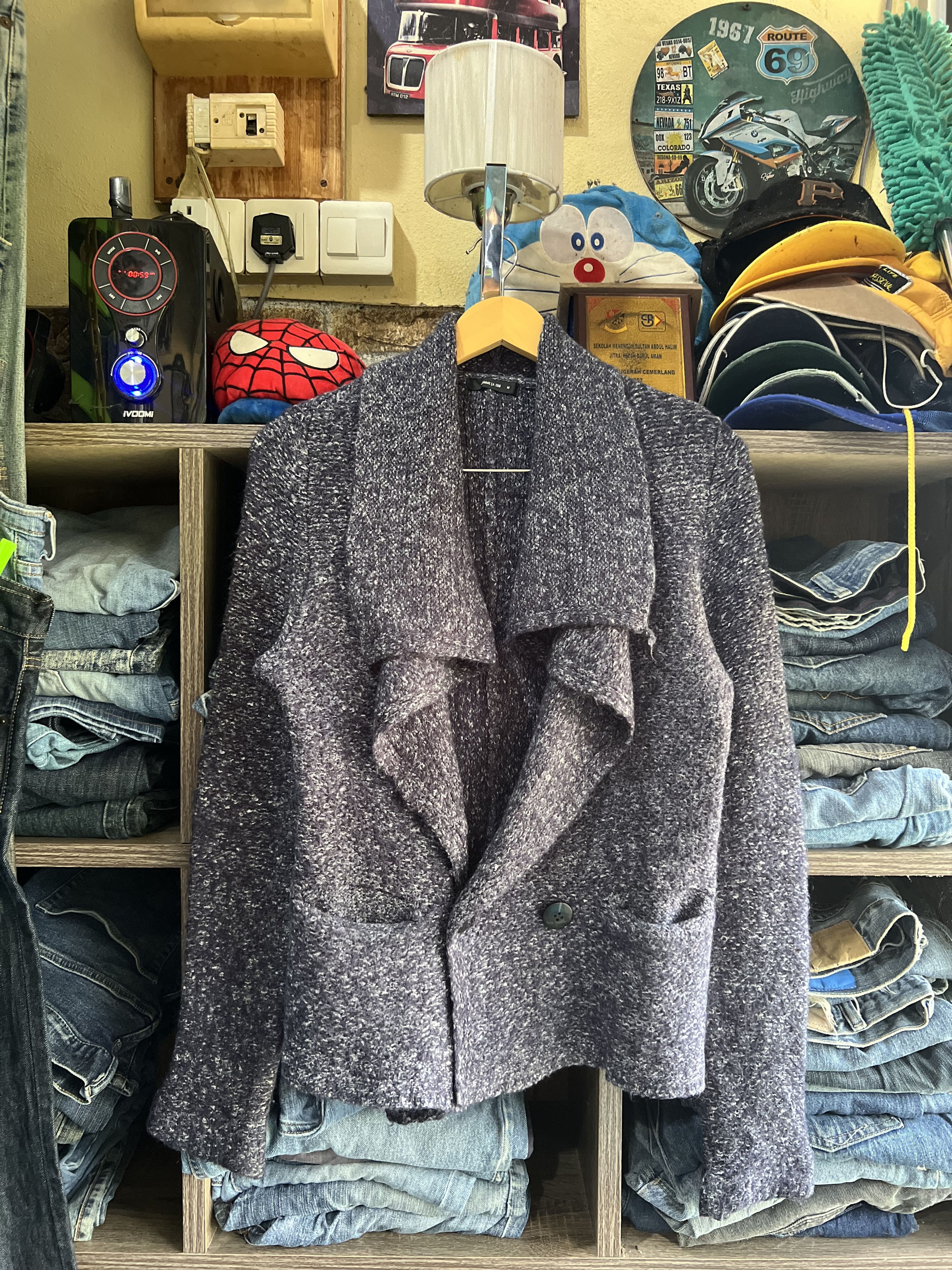 Comme Ca Ism 🔥Comme Ca Ism Shawl Collar Knit Jacket Size M / US 6-8 / IT 42-44 - 12 Thumbnail