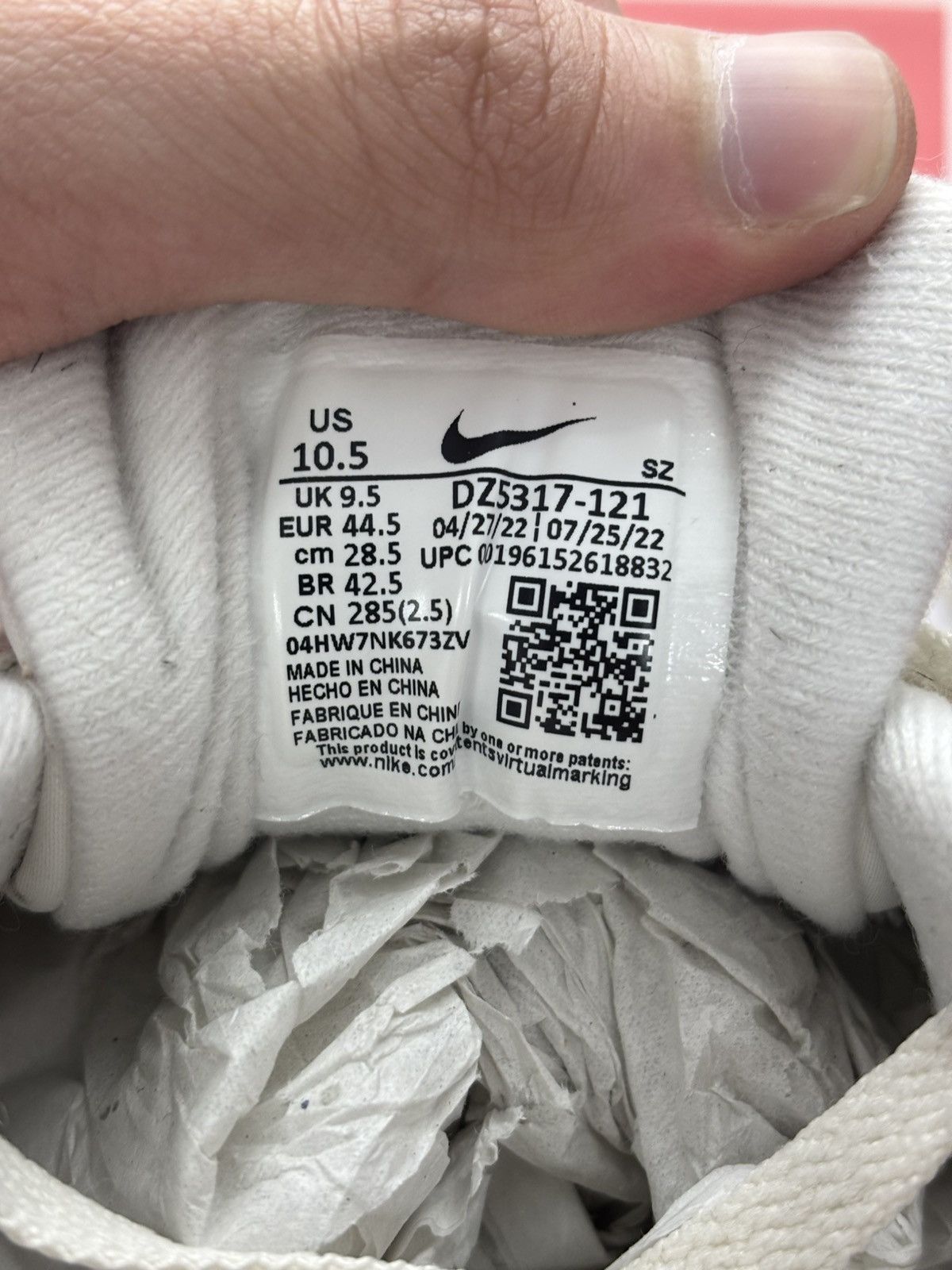 Nike [DZ5317-121] Mens Nike Air Max 1 Premium 'Hangul Day' Size US 10.5 / EU 43-44 - 7 Thumbnail