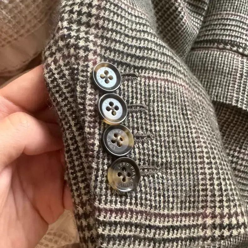 Loro Piana Loro Piana Handmade Cashmere Waterproof Suit Size 48L - 2 Thumbnail