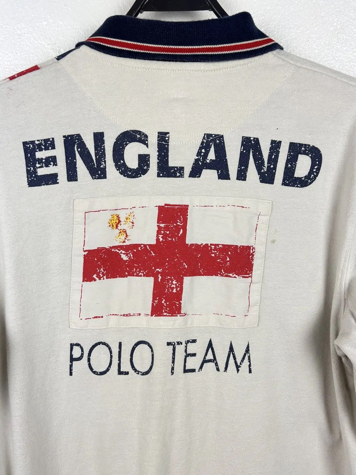 La Martina × Vintage Vintage La Martina England Polo Long Sleeve Rugby Shirt Size US S / EU 44-46 / 1 - 8 Thumbnail