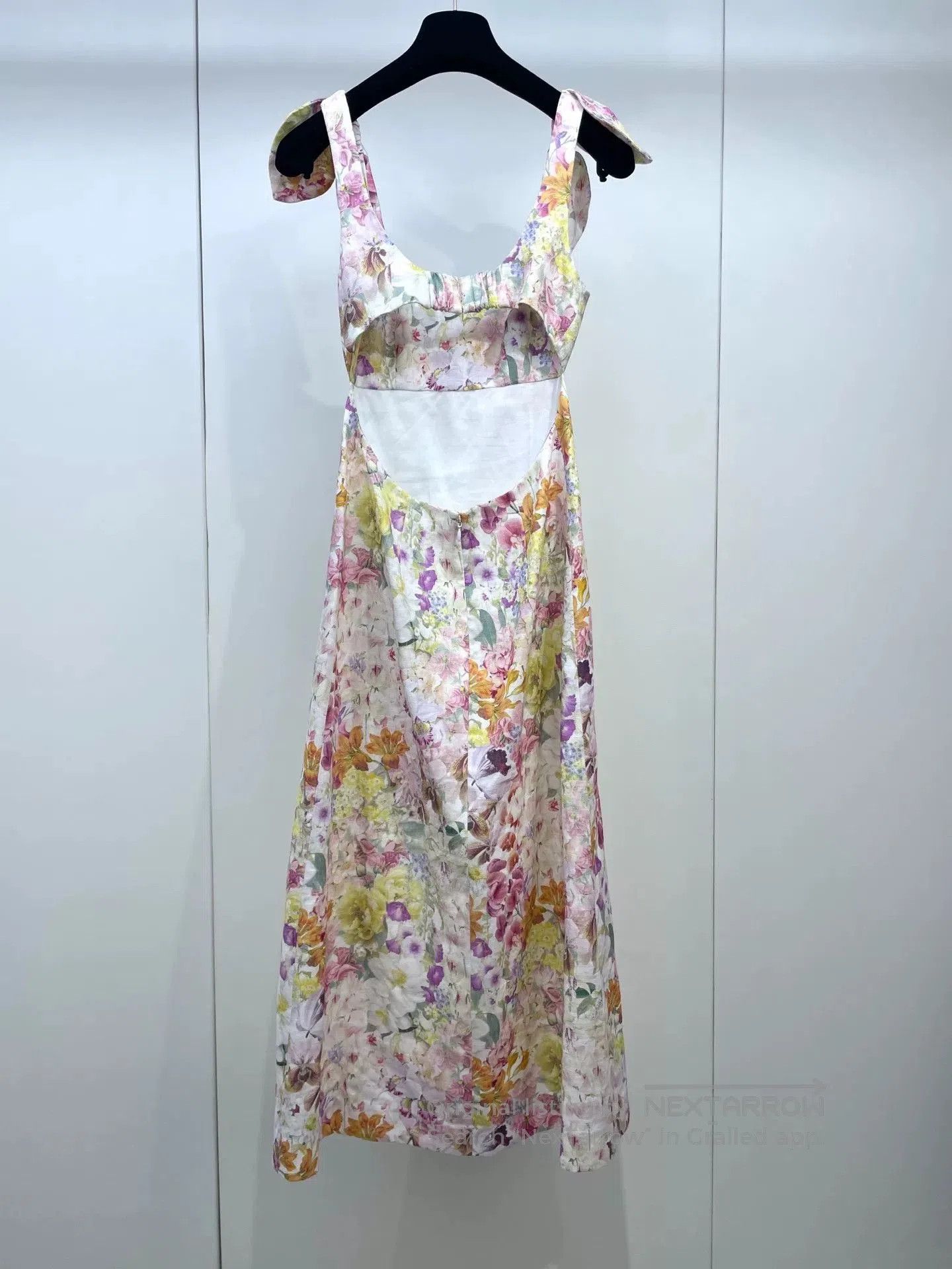 Zimmermann Zimmermann 2024 Floral Bow Backless Dress. Size M / US 6-8 / IT 42-44 - 2 Thumbnail