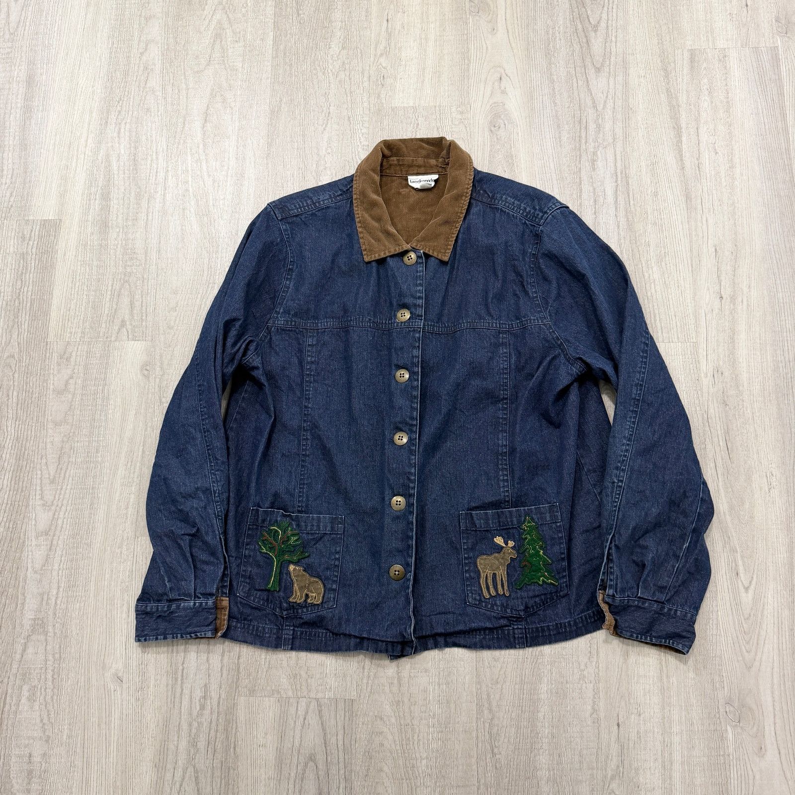 Vintage Vintage Breckenridge Denim Chore Coat XL Blue Utility Size XL / US 12-14 / IT 48-50 - 1 Thumbnail