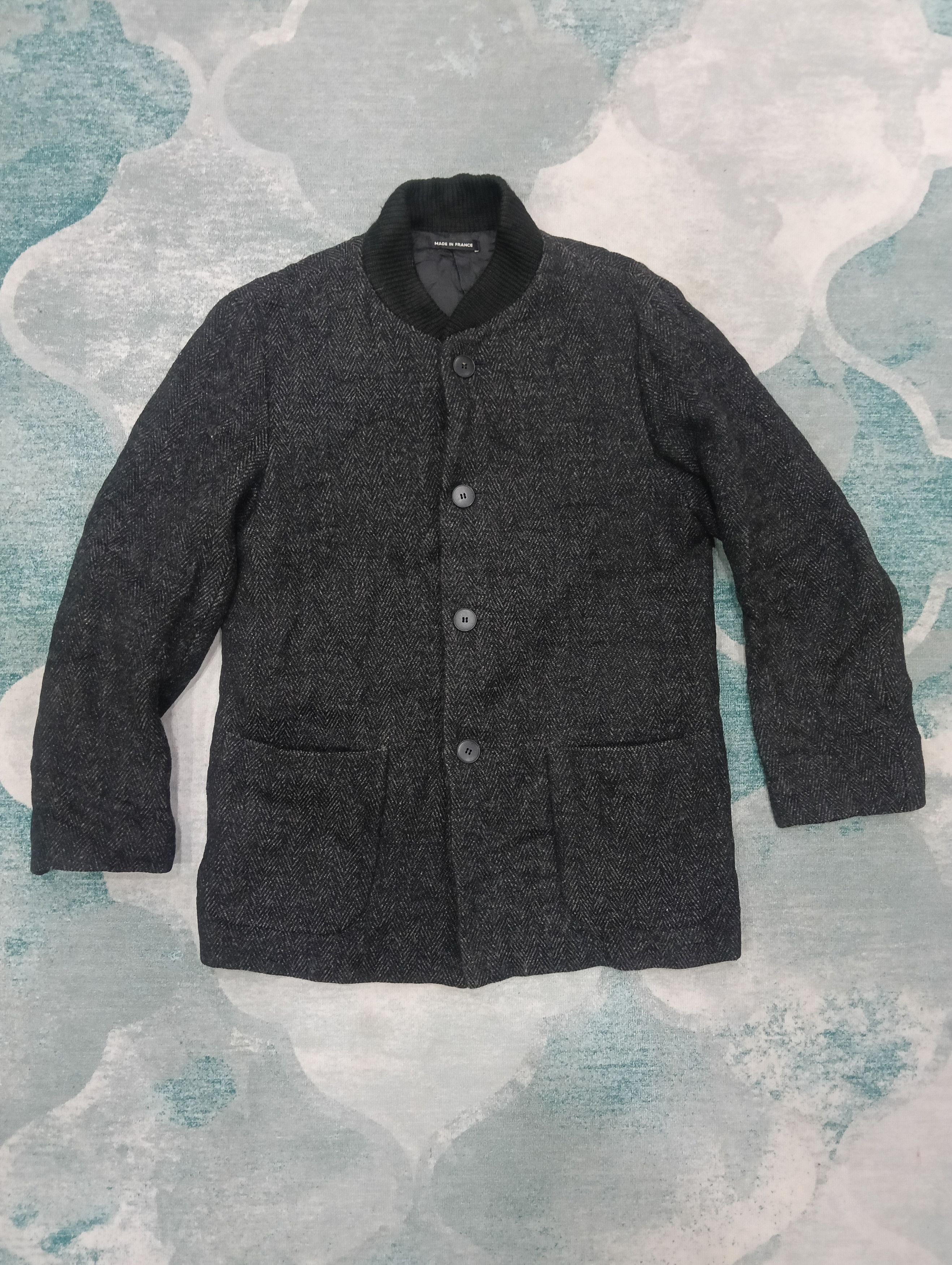 Vintage × agnes b. Vintage Agnes B Wool Jacket Buttons Up Size US L / EU 52-54 / 3 - 1 Thumbnail