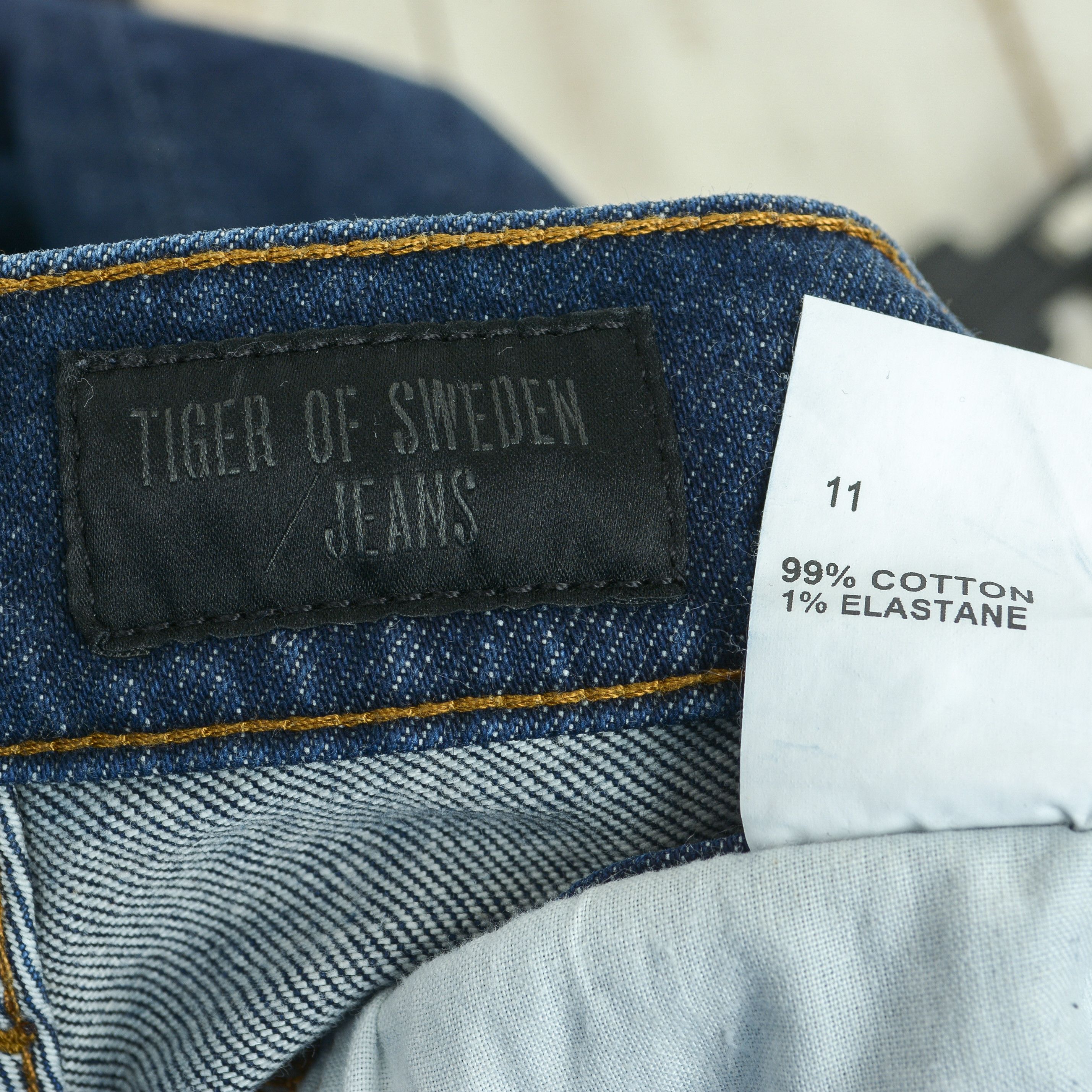 Tiger of Sweden Pistolero W33 L34 Regular Tapered Made in Italy Jeans Denim Size US 33 - 7 Thumbnail