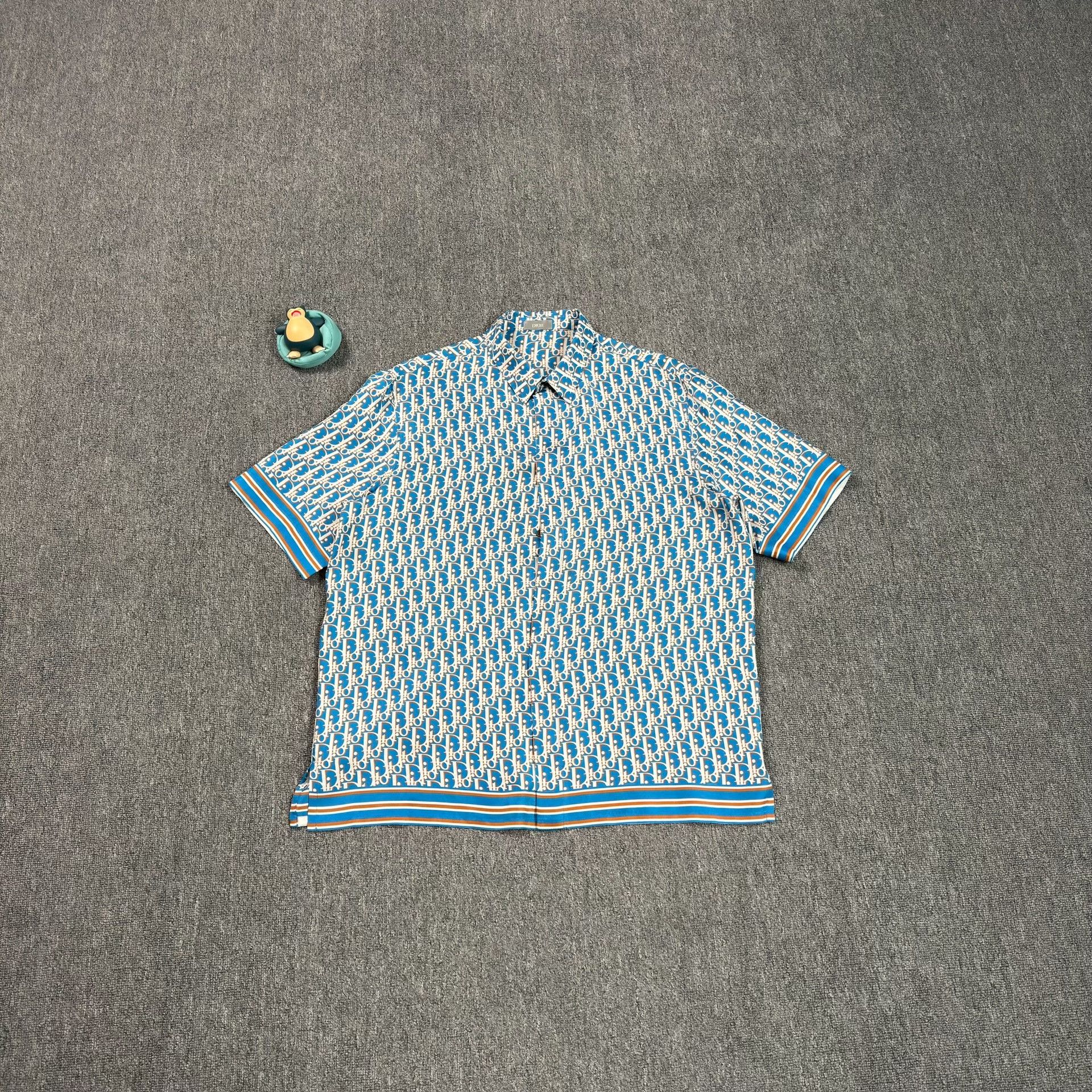 Dior Dior Oblique Silk Short Sleeve Shirt 41 Size US L / EU 52-54 / 3 - 1 Thumbnail