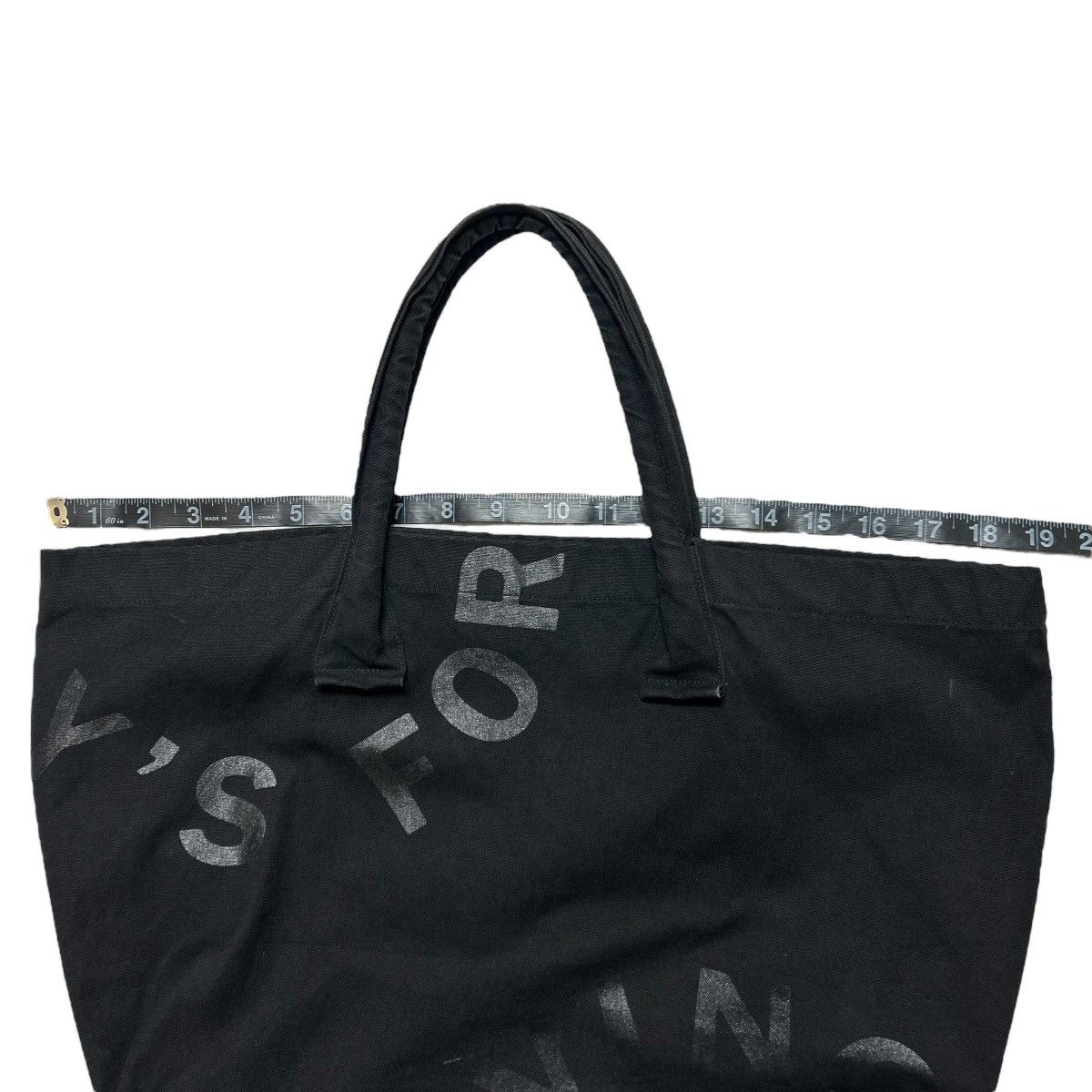 Yohji Yamamoto 336 00s Y's Yohji Yamamoto printed bag cotton handle Size ONE SIZE - 20 Thumbnail
