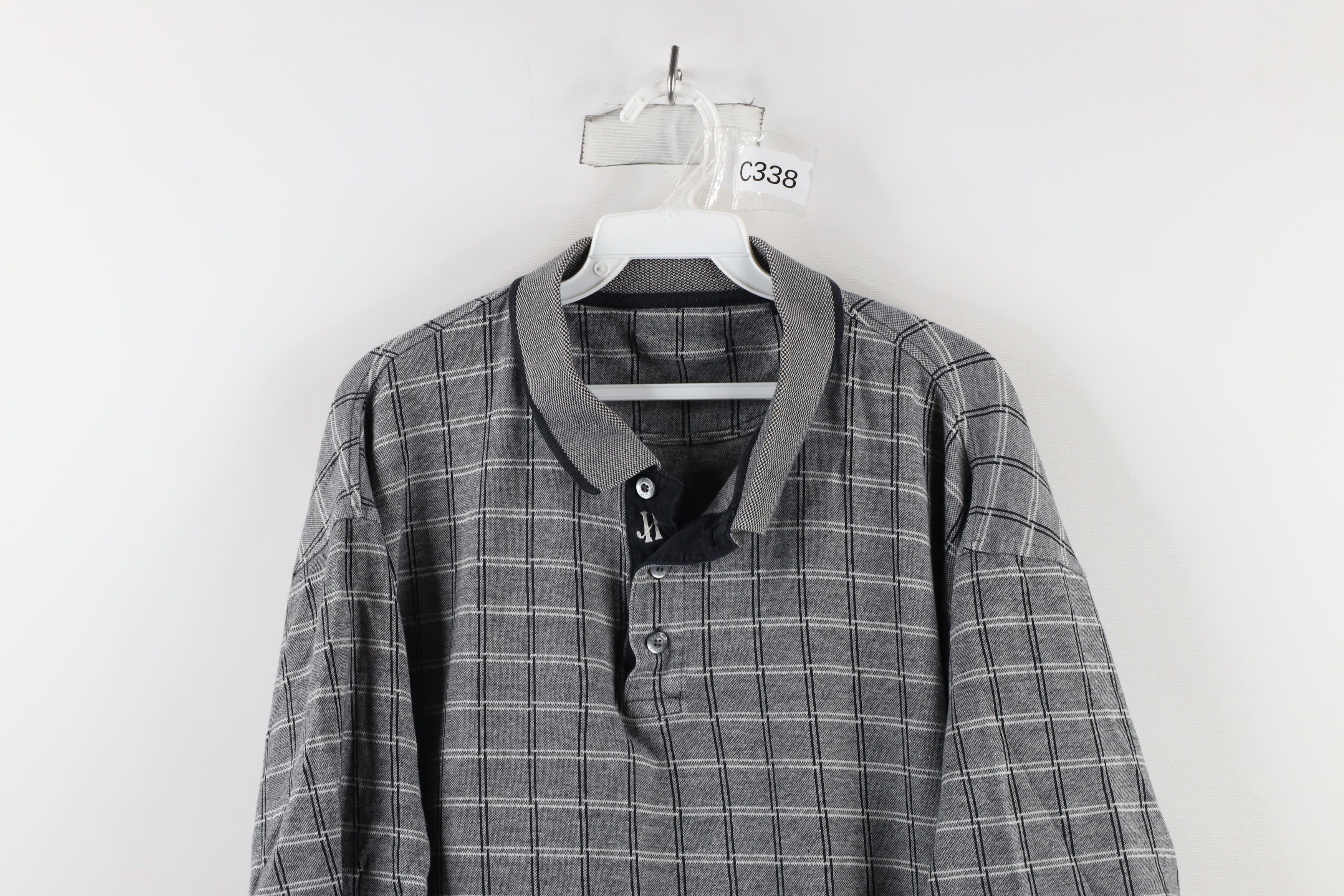 Vintage Vintage 90s Streetwear Checkered Collared Golf Polo Shirt Size US XL / EU 56 / 4 - 2 Thumbnail