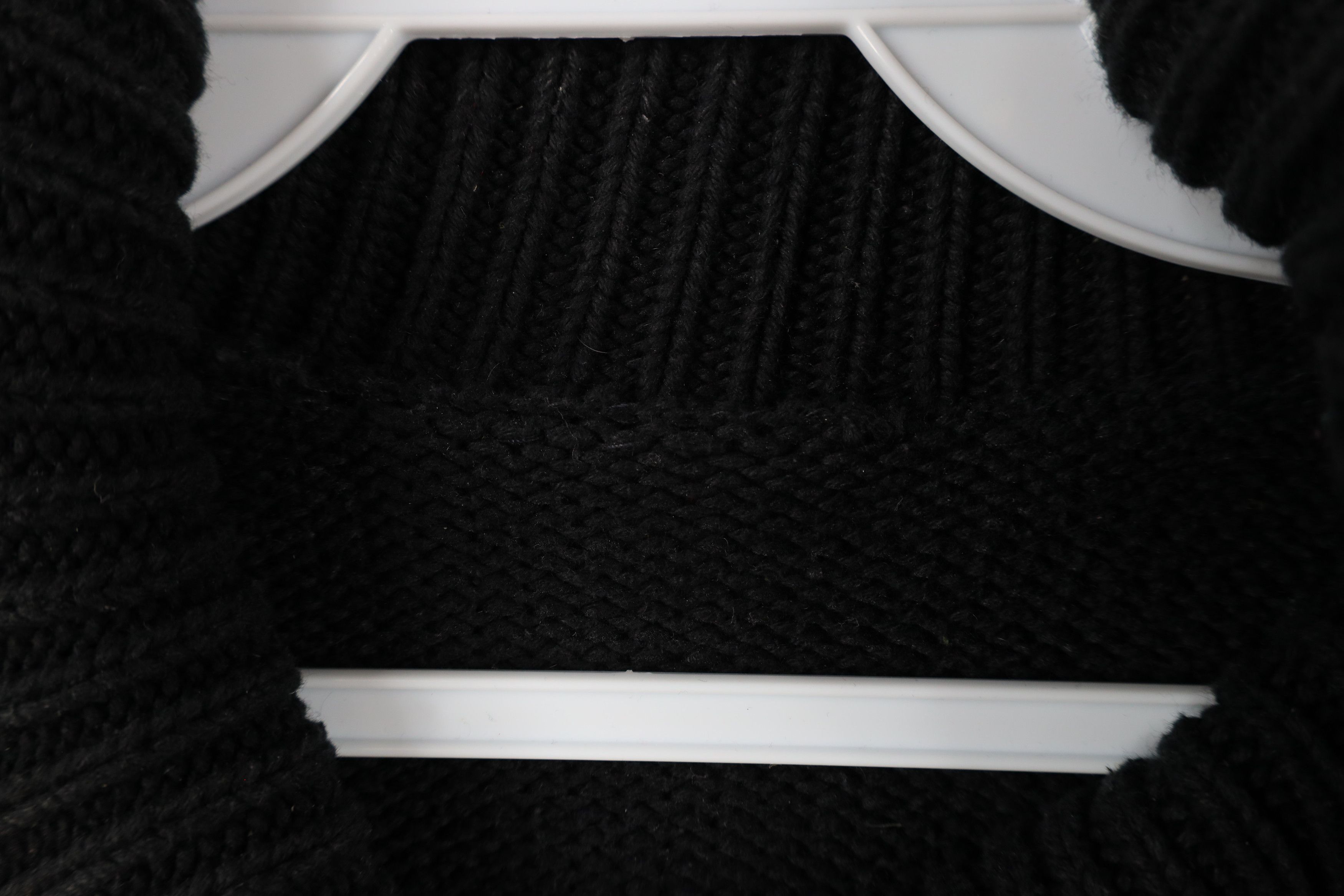 Vintage Vintage 90s Streetwear Blank Cotton Knit Turtleneck Sweater Size L / US 10 / IT 46 - 8 Thumbnail