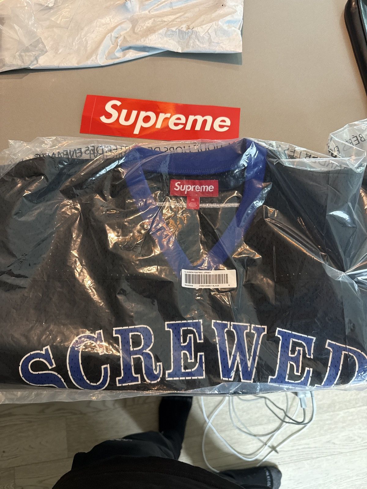 Supreme Supreme DJ Screw Jersey Black Size US M / EU 48-50 / 2 - 3 Thumbnail