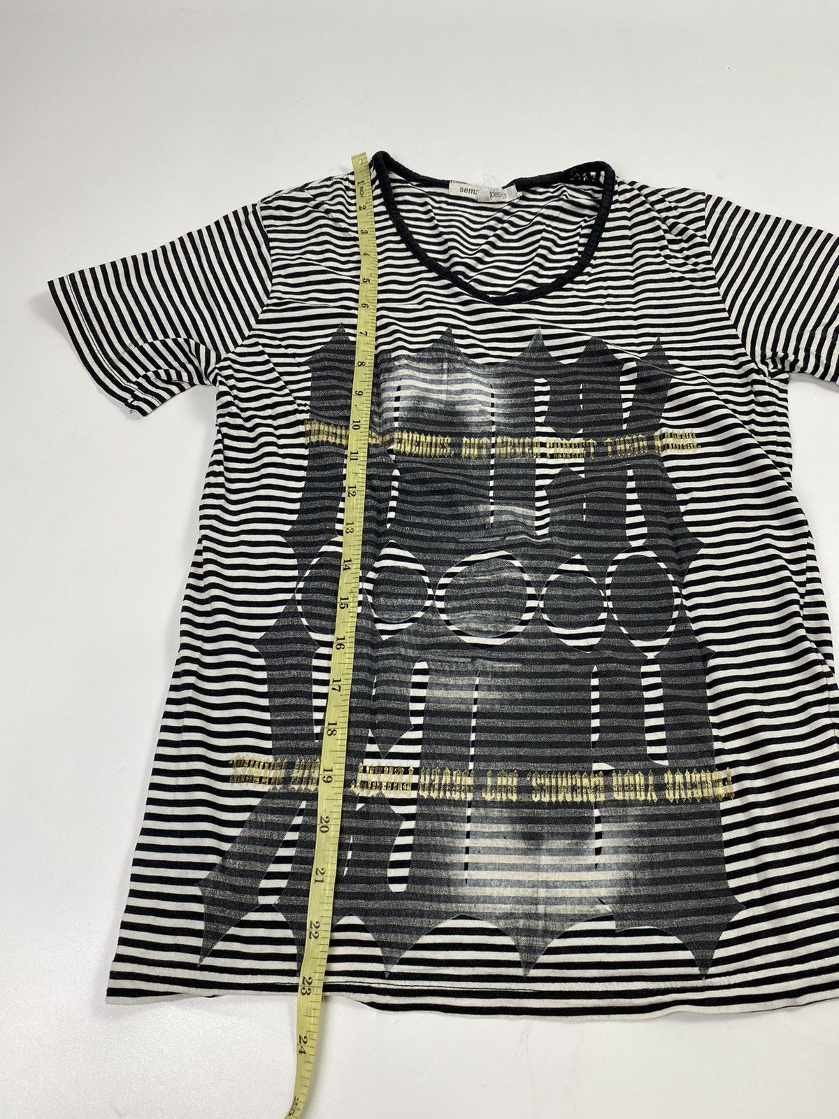 Beauty Beast × Hysteric Glamour × Japanese Brand japanese brand stripe tee semantic design poem Size US M / EU 48-50 / 2 - 4 Thumbnail