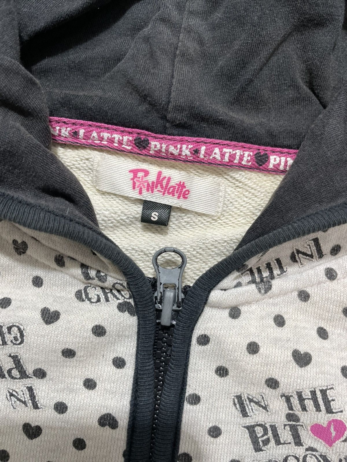Hysteric Glamour Japanese Pink latte - Poem Love Hoodie Size S / US 4 / IT 40 - 4 Thumbnail