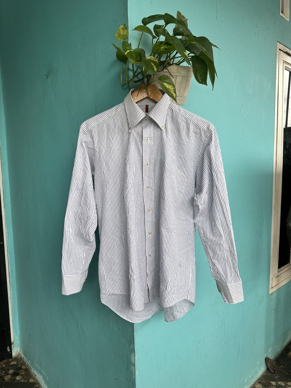 Japanese Brand × Y's for Men × Yohji Yamamoto Vintage Sacsny Y'saccs By Yohji Yamamoto Long Sleeve Shirt Size US M / EU 48-50 / 2 - 1 Thumbnail