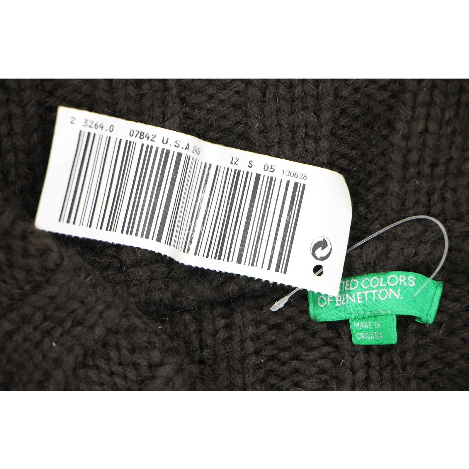 United Colors Of Benetton United Colors of Benetton Chunky Knit Tassel Wool Sweater Size S / US 4 / IT 40 - 7 Thumbnail