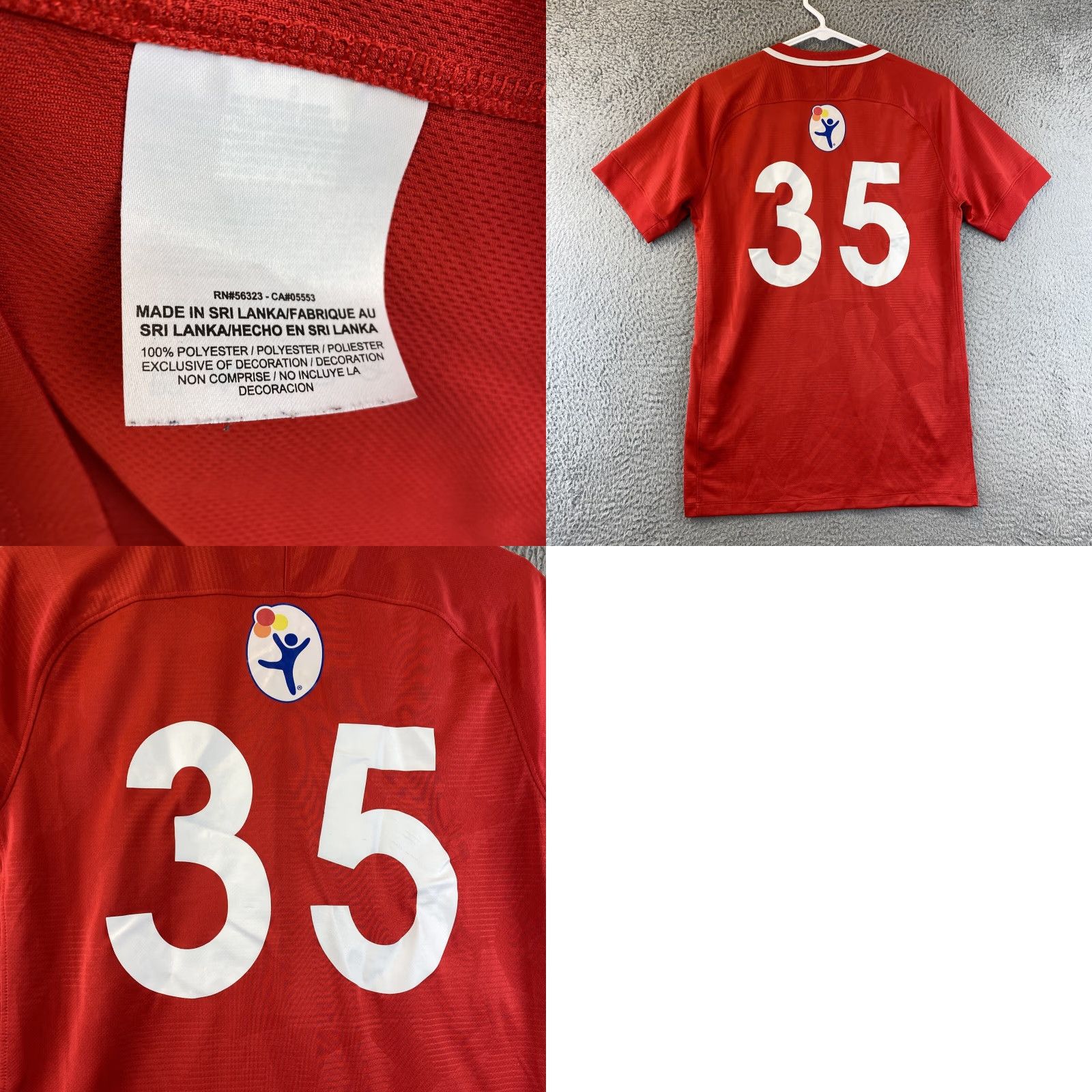 Nike Nike Dri-Fit Shirt Mens Real Rapids T Shirt Short Sleeves Red SZ S Colorado 91-14 Size US S / EU 44-46 / 1 - 8 Thumbnail