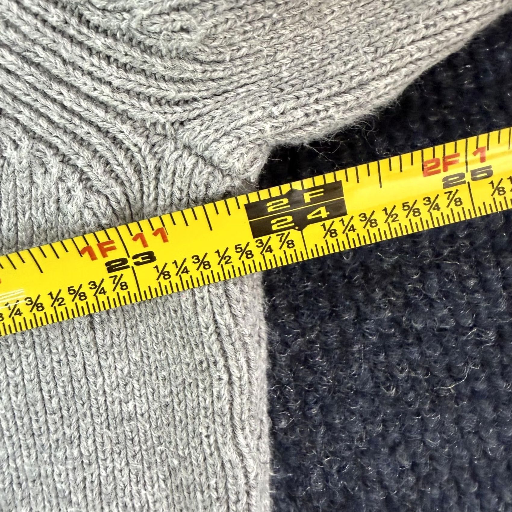 J.Crew J.Crew Womens XL Gray V Neck Cotton Knit Pullover Lightweight Sweater Size XL / US 12-14 / IT 48-50 - 5 Thumbnail