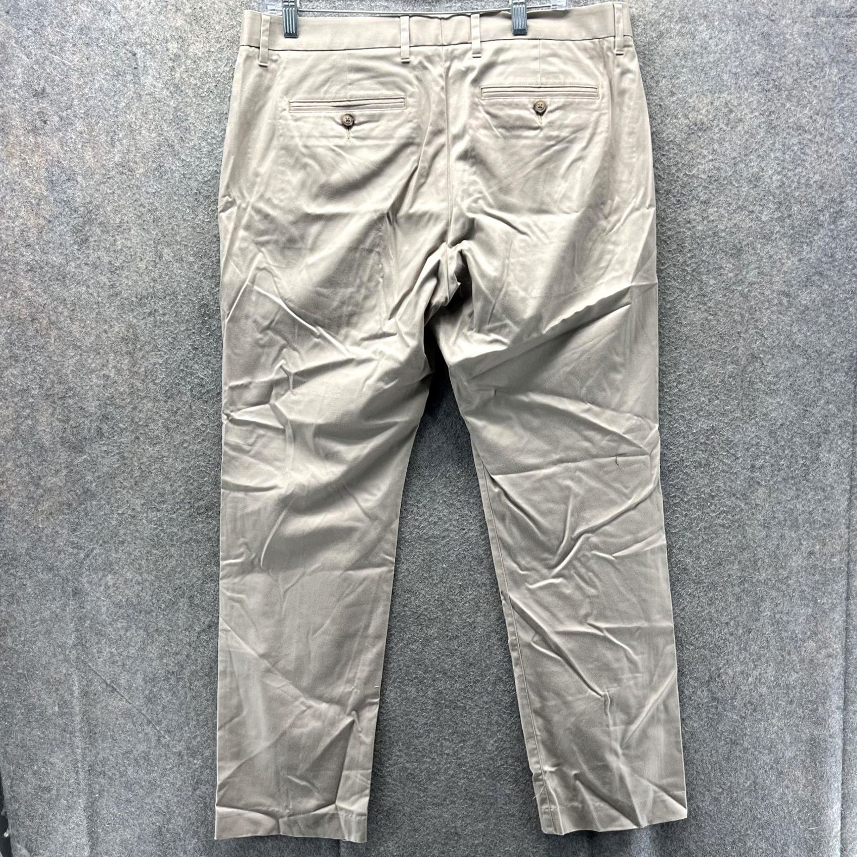 Bonobos Bonobos Pants Mens 35x30 Tan Slim Chino Flat Front Stretch Casual Khaki Shirt? Size US 35 - 2 Thumbnail