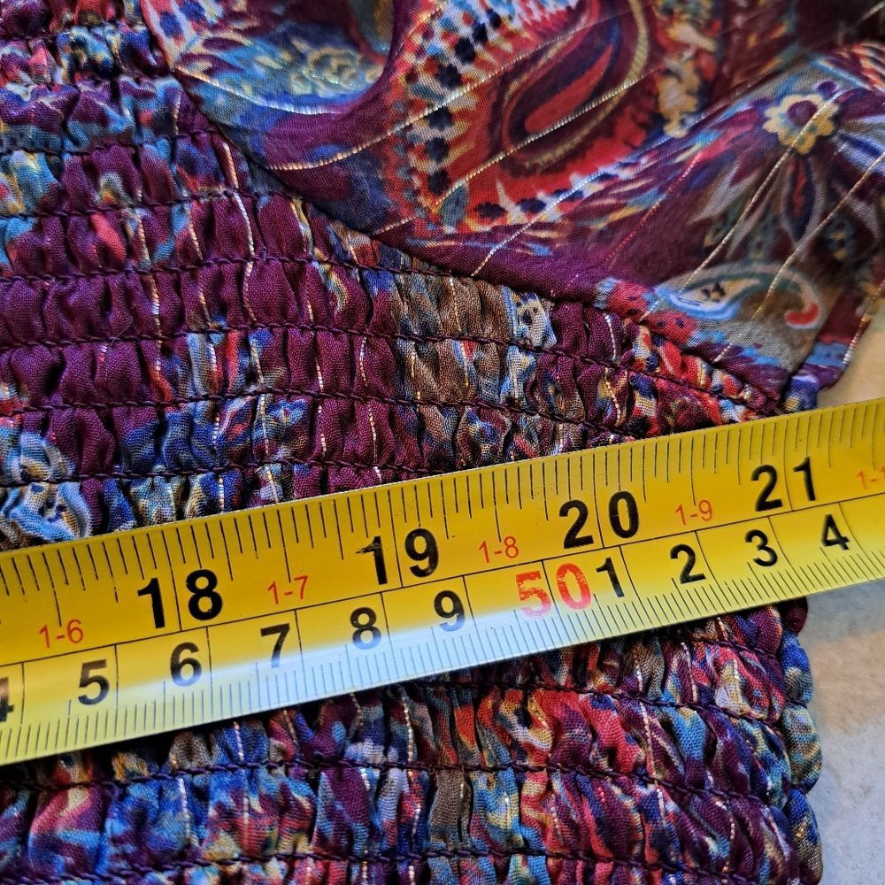 Other Girl Soul Tiered Paisley Print Western Cottagecore Maxi Dres Size 3XL / US 20-22 - 15 Thumbnail