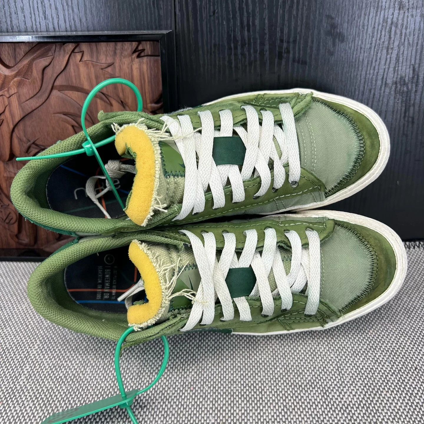 Nike Blazer Jumbo Green Size 42 New Condition Size US 8.5 / EU 41-42 - 6 Thumbnail